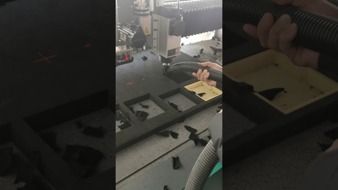 how to cut High Density Packaging Foam with cnc router?