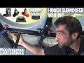 HIDDEN Subwoofer Wiring w/ 4 GAUGE Terminals &amp; Voice Coil SENSORS! How To Wire EXO Car Audio Install