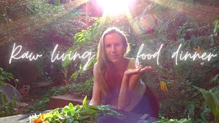 DINNER FROM MY FOOD FOREST and how it all started