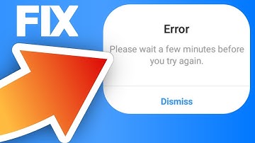 Instagram Please wait a few minutes before you try again | Instagram Login Error Fix 2023