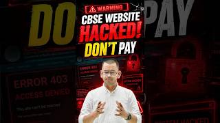 CBSE Website Hacked? 😱 Don’t Pay Any Fee Until This Update! 🚨