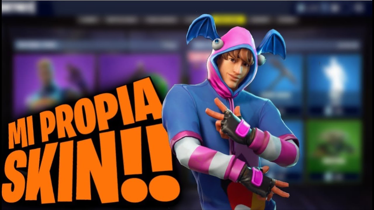 Como hacer tu propia skin de fortnite YouTube