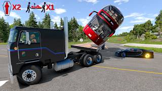 Realistic High Speed Car Crashes || Dangerous Vehicle's Crashes BeamNG Drive #6