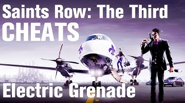 Saints Row 3 Cheats: Spawn Electric Grenade