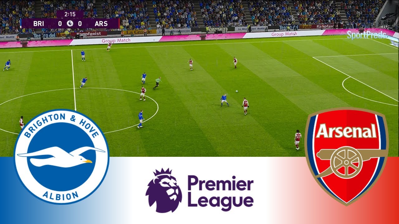 Brighton vs Arsenal - Premier League 2025/26 | Full Match All Goals | PES 21 Gameplay