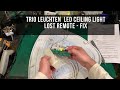 Lost remote fix of Trio Leuchten 628715001 LED Ceiling Light