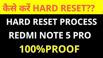 Redmi note 5 pro- Hard reset very easy process after miui 9.6.4.0 new update in RN5PRO| 100 % proof