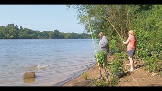 How to catch a catfish. (Her PB Channel Cat)