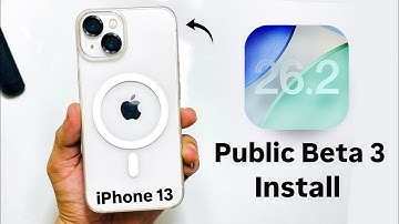 iOS 26.2 Public Beta 3 on iPhone 13 - How to Update IPhone 13 on iOS 26.2 Public Beta