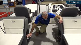 2022 Manitou Aurora LE RF VP II Side Console Pontoon Walkthrough Boat Review