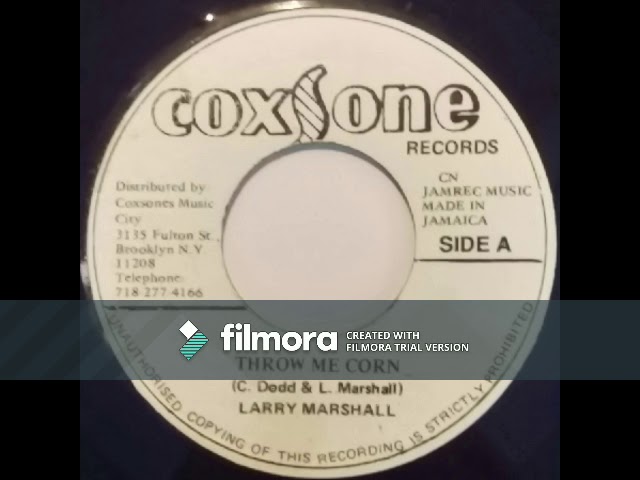 Watch Larry Marshall - Throw Me Corn on YouTube Watch Larry Marshall - Throw Me Corn on YouTube