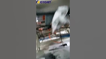 How to Print QR Code and Logo on Slate Building Board by CYCJET UV High-resolution Inkjet Printer