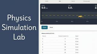 Details 🚗💨 Motion at Constant Speed | Physics Simulation Update