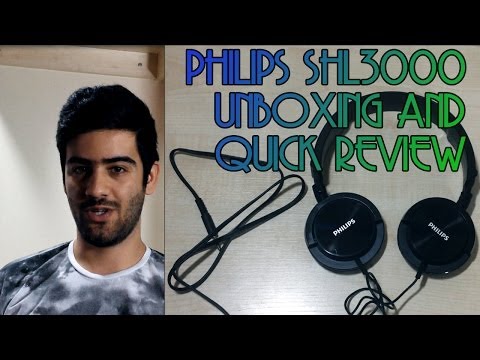 Philips SHL3000 Headphones Unboxing and Quick Review