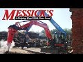 Kubota KX080-4: Demolition With Allied 999 Hydraulic Breaker