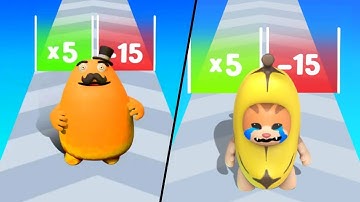 Grimace Runner | Epic Banana Run / All Level Gameplay: Android,iOS