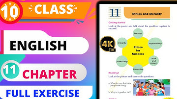 Class 10 english chapter 11 exercise| class 10 english unit 11 ethics and morality exercise|#class10