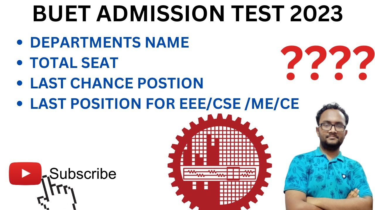 BUET ADMISSION CUT POSITION II SUBJECT NAME LIST II buet engineering buet-admission-cut-position-ii-subject-name-list-ii-buet-engineering