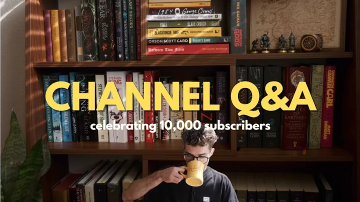 Celebrating 10K Subscribers on Booktube | Channel Q&A Livestream