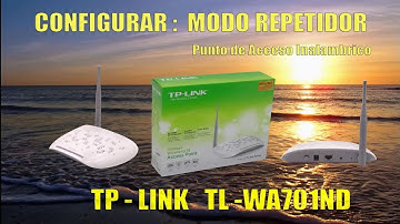 CONFIGURAR TP-LINK TL-WA701ND ¿Modo Access Point?