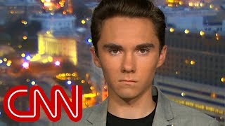 David Hogg reacts to Laura Ingraham's apology