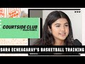 Sara echeagaray on basketball training for big shot show  courtside club w rachel demita