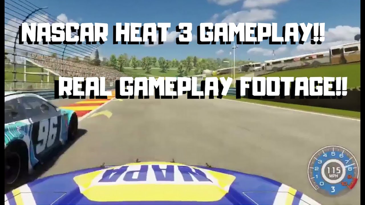 NASCAR Heat 3 Gameplay Clip nascar monster energy
