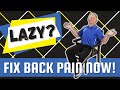 The LAZY WAY to Fix Your Back Pain NOW (5 Step) GIVEAWAY!