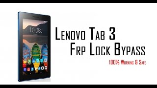 Lenovo Tab 3 Frp Lock Bypass 100% Working Solution | Lenovo TB3-710i by Tuts For You 283,103 views 7 years ago 13 minutes, 23 seconds