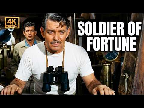 Soldier Of Fortune | Clark Gable Starring In A Magnificent Adventure Movie In 4K!