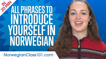 ALL Phrases to Introduce Yourself like a Native Norwegian Speaker