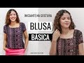 BLUSA BÁSICA COM DECOTE QUADRADO (SEM MOLDE)
