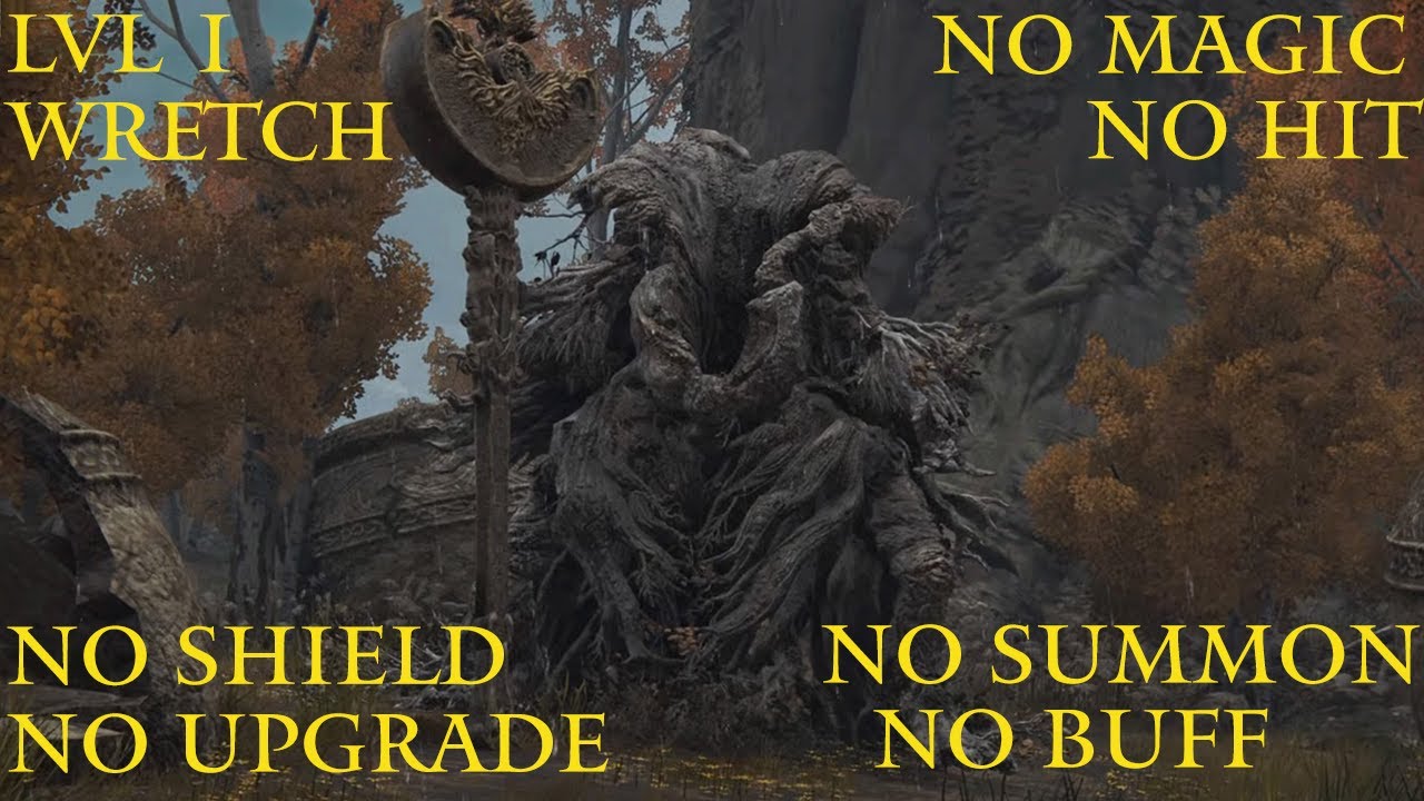 Erdtree Avatar | ELDEN RING (Lvl. 1 Wretch - No Hit - No Upgrades - No Buff)