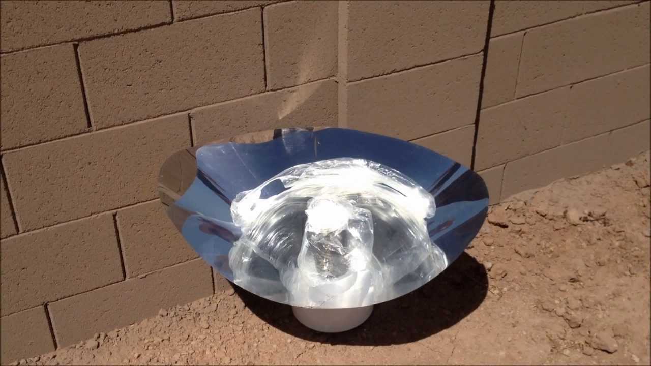 Boiling Water In Solar Cooker Youtube