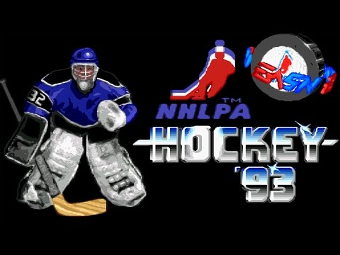 NHLPA Hockey 93 (Sega Mega Drive/Genesis).