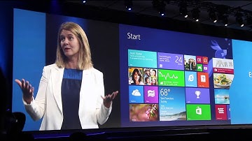 Tami Reller from Microsoft talks Windows 8.1 at IDF 2013 Keynote