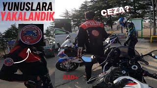 YUNUSLARA YAKALANDIK | S1000RR | CEZA YEDİK Mİ? | OTOBAN SÜRÜŞÜ | TEKTEKER | EKİPÇE GAZLAMA