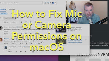 How to Fix Mic or Camera Permissions on macOS or Discord
