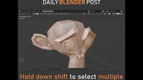 Multiple Selection Modes Simultaneously in Blender