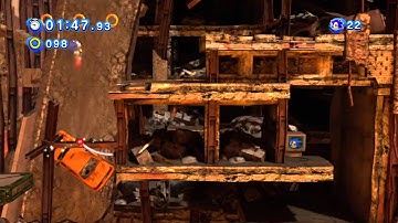 Sonic Generations (360) - Crisis City: Act 1 Playthrough (S-Rank) [No Skills] {Old #1}