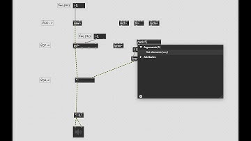 Max 2 subtractive synthesis