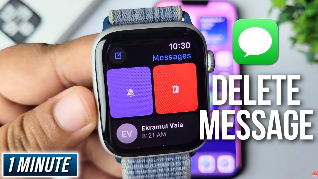 How to Delete Text Messages on Apple Watch - YouTube