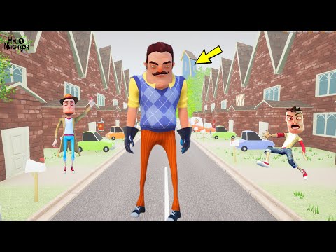 MAHALLENİN BELASI WİLSON PEŞİMİZDE 😱 Hello Neighbor  Yeni