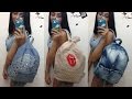 Mochila jeans feita de calça Diy - Volta as aulas - Suellen Redesign