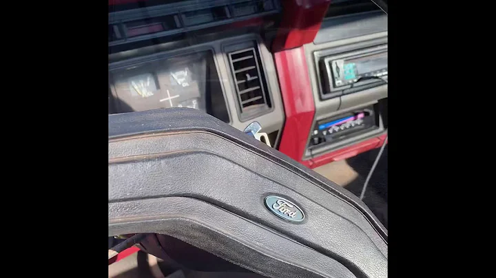 Ignition Switch Installation, 1985 F-150