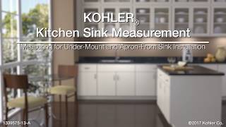 How to Measure for an Undermount or Farmhouse Kitchen Sink Installation