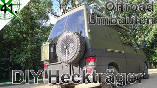 Offroad Umbauten, Reservetank & Reserverad Heckträger, VW T4 Syncro  Camper