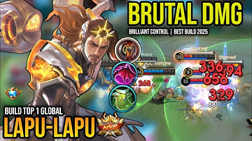 LAPU-LAPU BEST BUILD 2025 | BUILD TOP 1 GLOBAL LAPU-LAPU GAMEPLAY | MOBILE LEGENDS✓