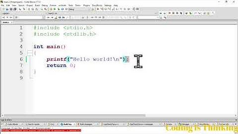 Creating First Program ( Hello World ) in C Programming Language Video Tutorial | Must Watch
