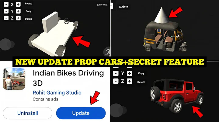 Indian Bike Driving 3D New Update 🤯🔥| Props Car Kaise Le | All New Cheat Codes 2025 | Harsh in Game